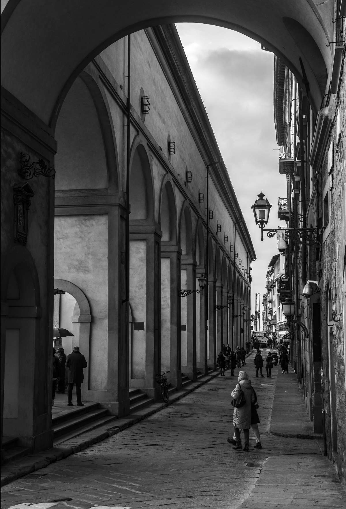 Strangers on Florentine streets