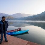 Me, on a lake, not my 34th birthday